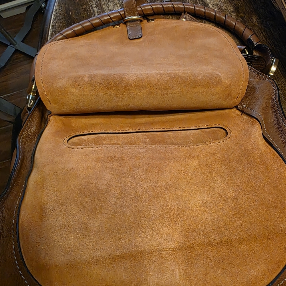 Chloe Brown Leather Shoulder Bag - Picture 9 of 16